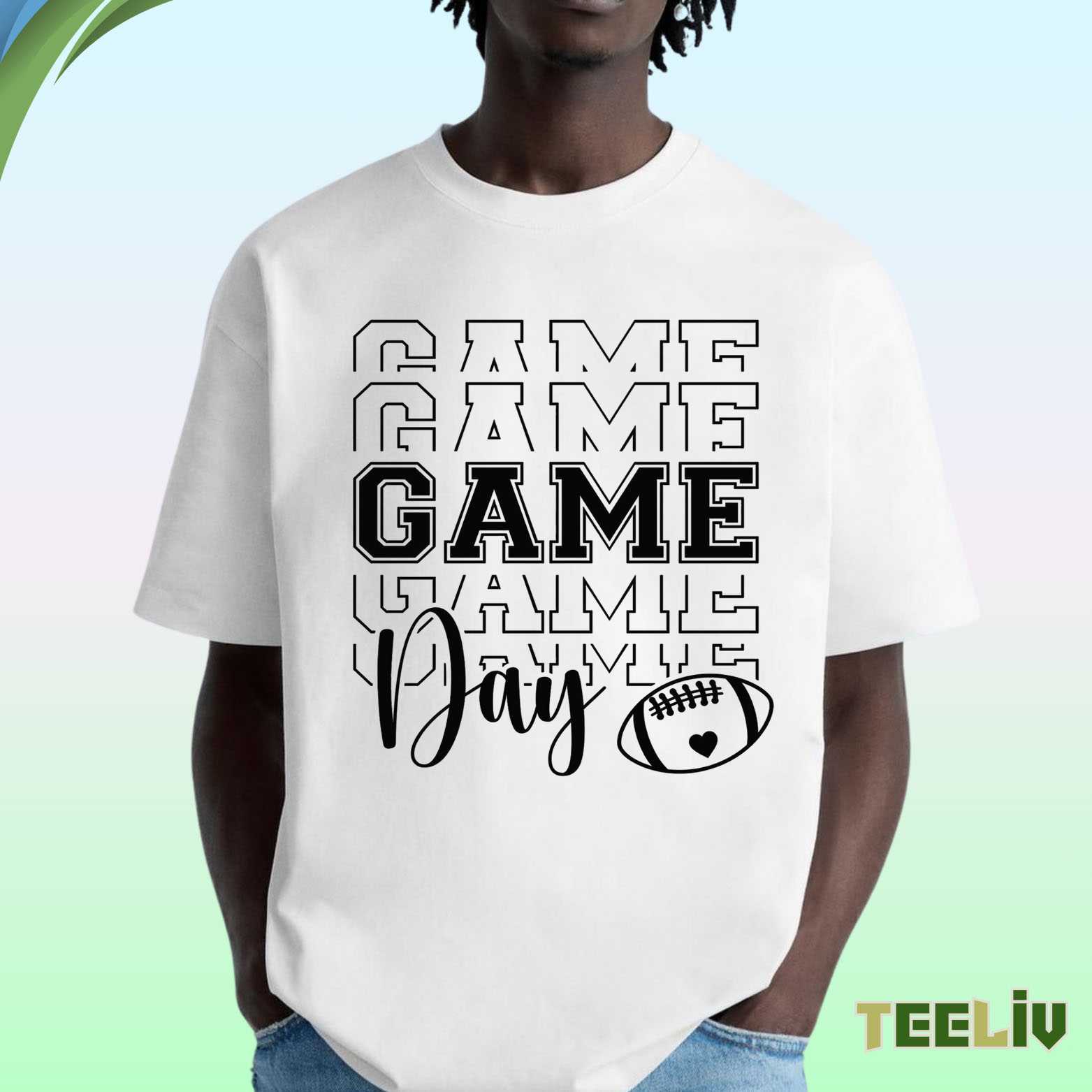Game Day Shirt – Classic Football Graphic Tee For Sports Fans