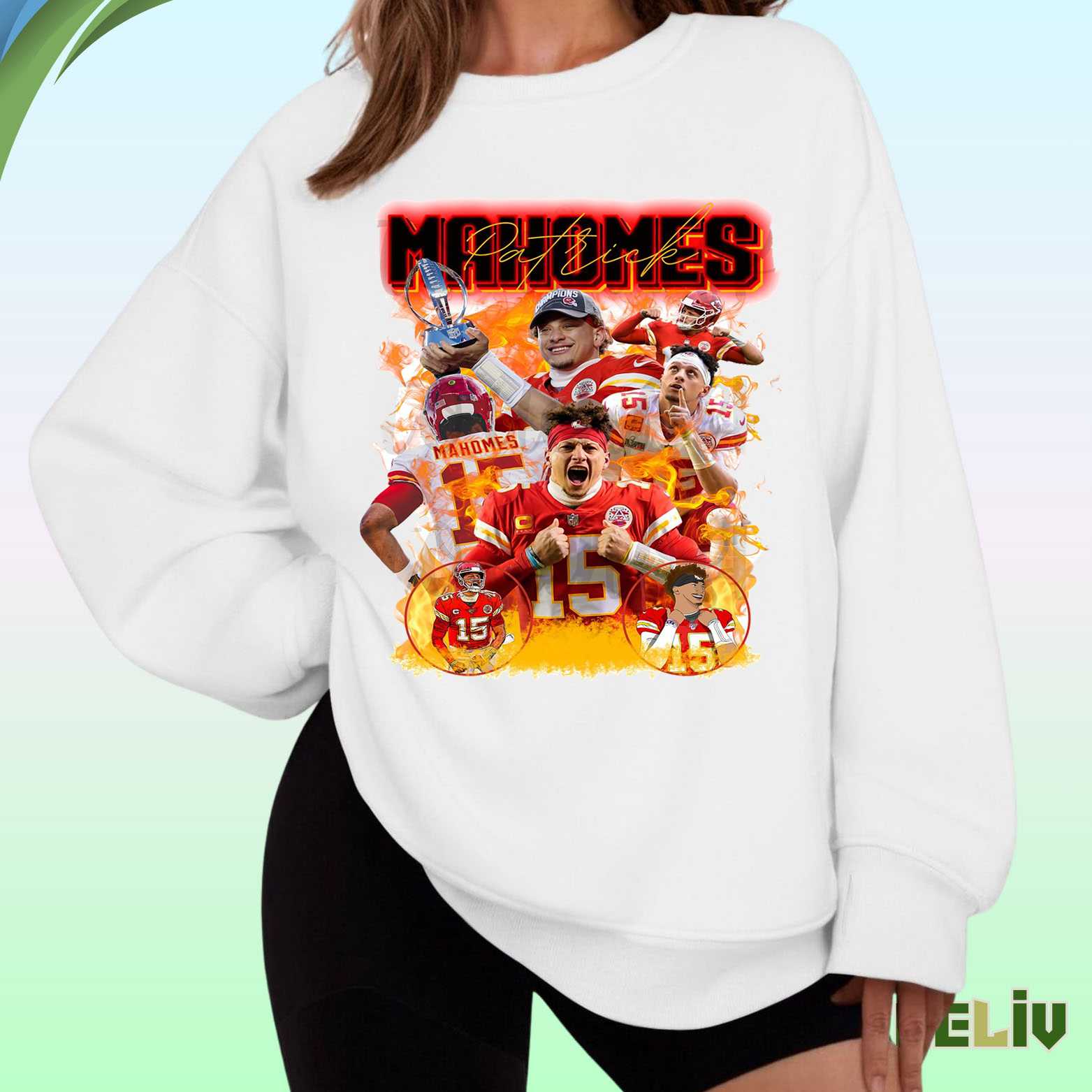 Mahomes Sweatshirt – Chiefs Qb 15 Sweatshirt