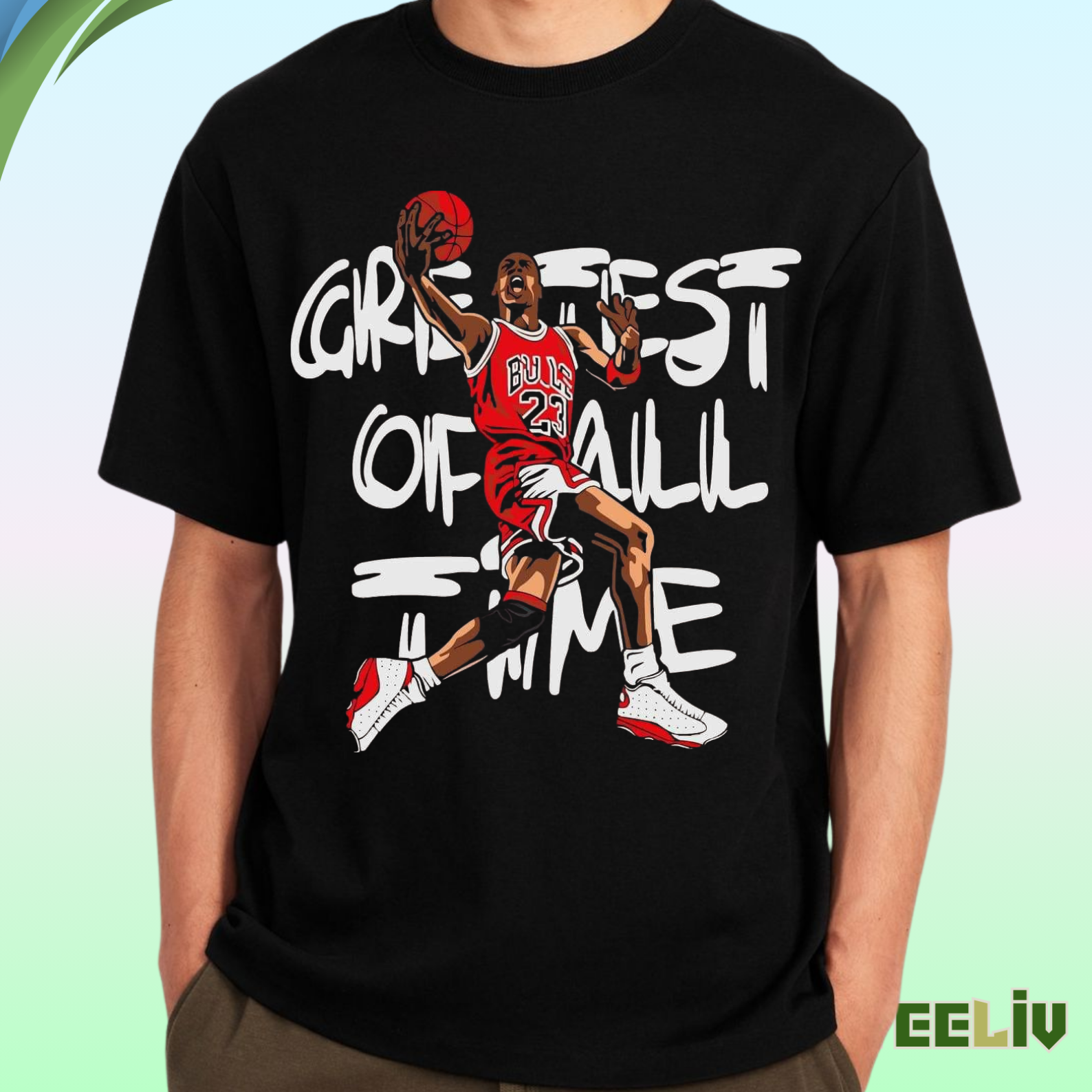 Goat 23 Basketball Shirt – Greatest Of All Time Tribute Tee