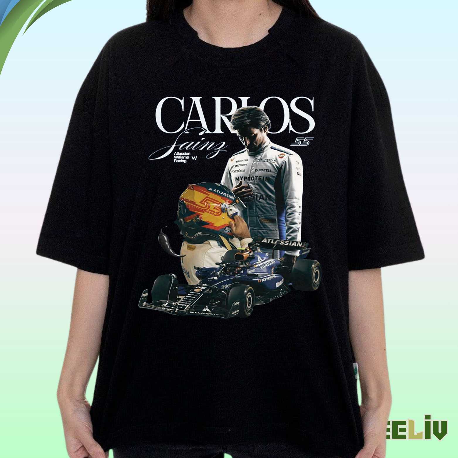 Carlos Sainz Racing T Shirt – Formula 1 Driver Fan Tee