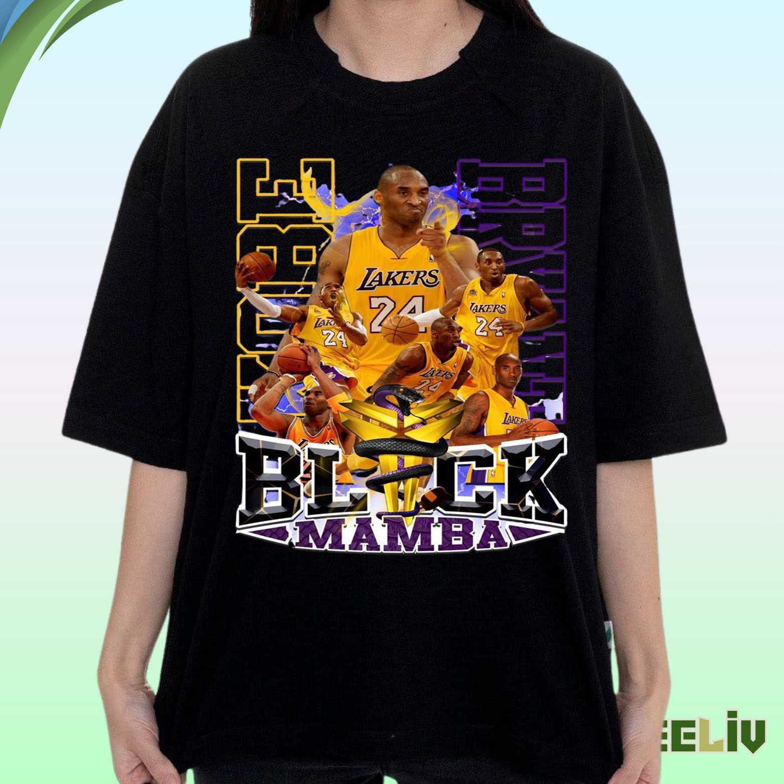 Black Mamba Legacy Tee – Lakers Basketball Icon Shirt