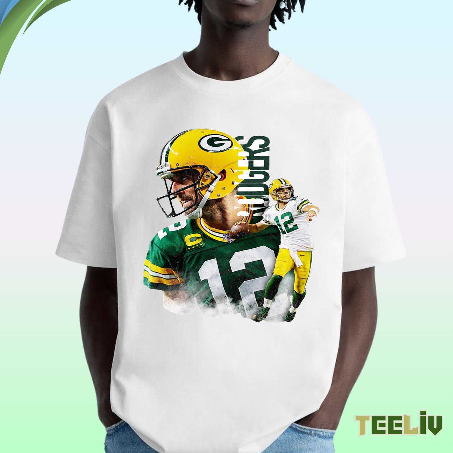 Green Bay Packers T Shirt - Aaron Rodgers Fan Tee