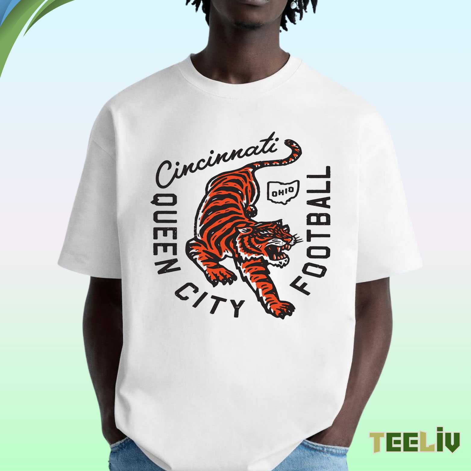 Cincinnati Bengals T Shirt - Queen City Football