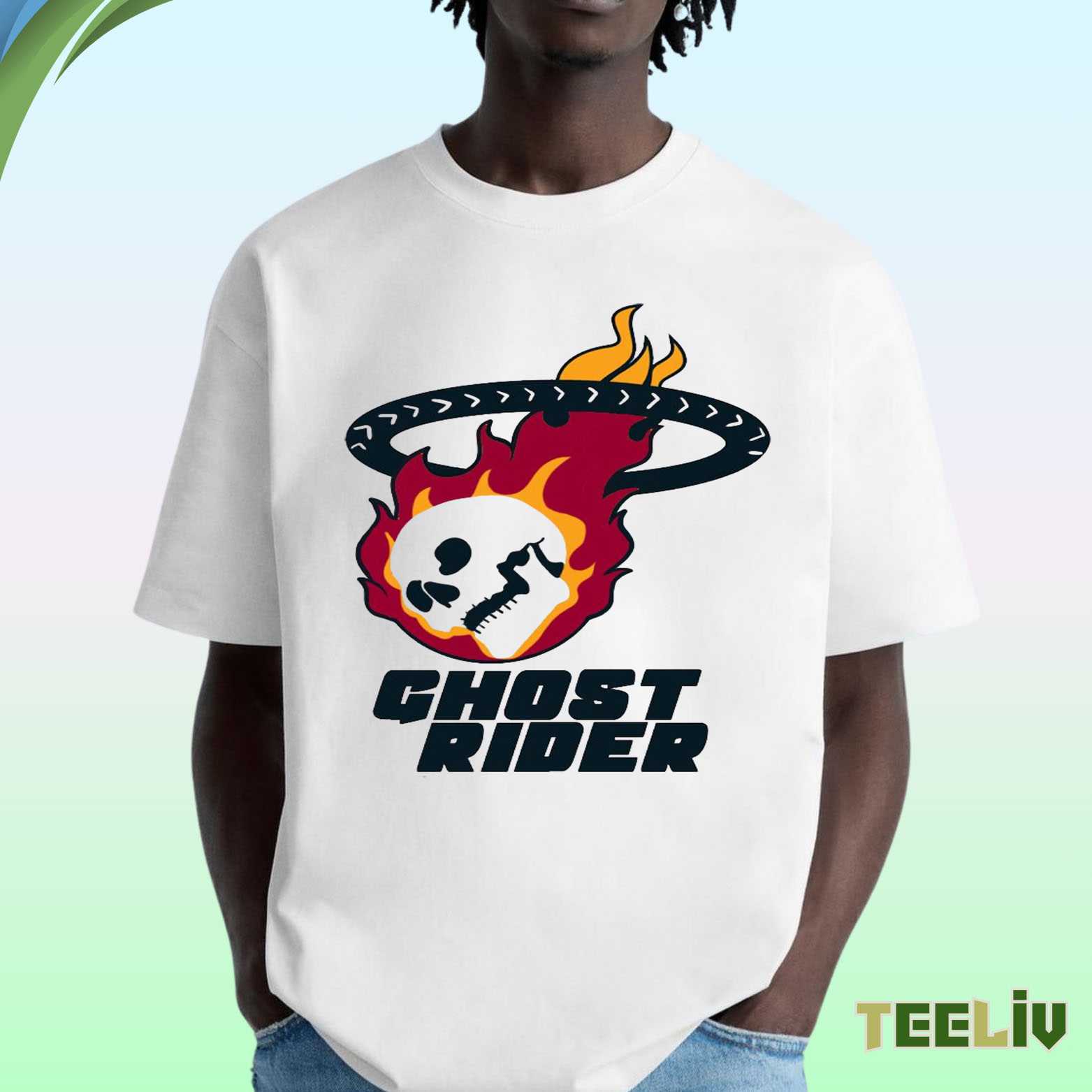 Miami Heat T Shirt - Ghost Rider Fan Tee