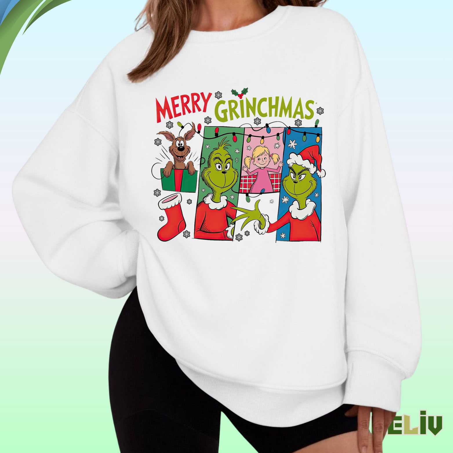 Merry Grinchmas Sweatshirt - The Grinch Trio Crewneck