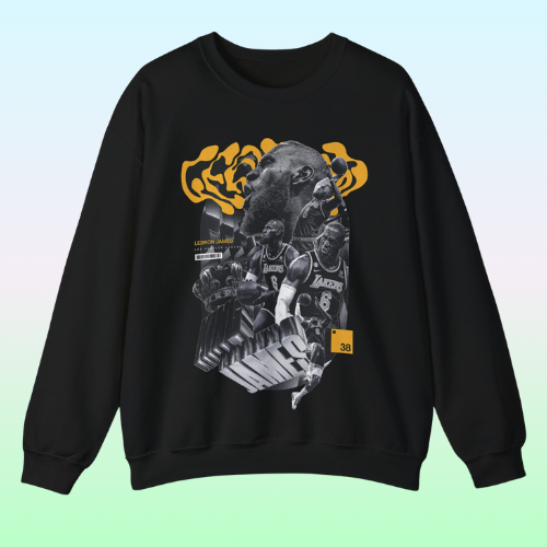 Lebron James Lakers Sweatshirt – King Of The Court Vintage Crewneck