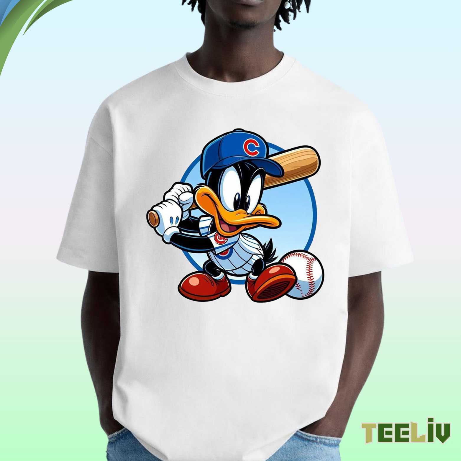 Chicago Cubs Daffy Duck T Shirt - Baseball Fan Merch