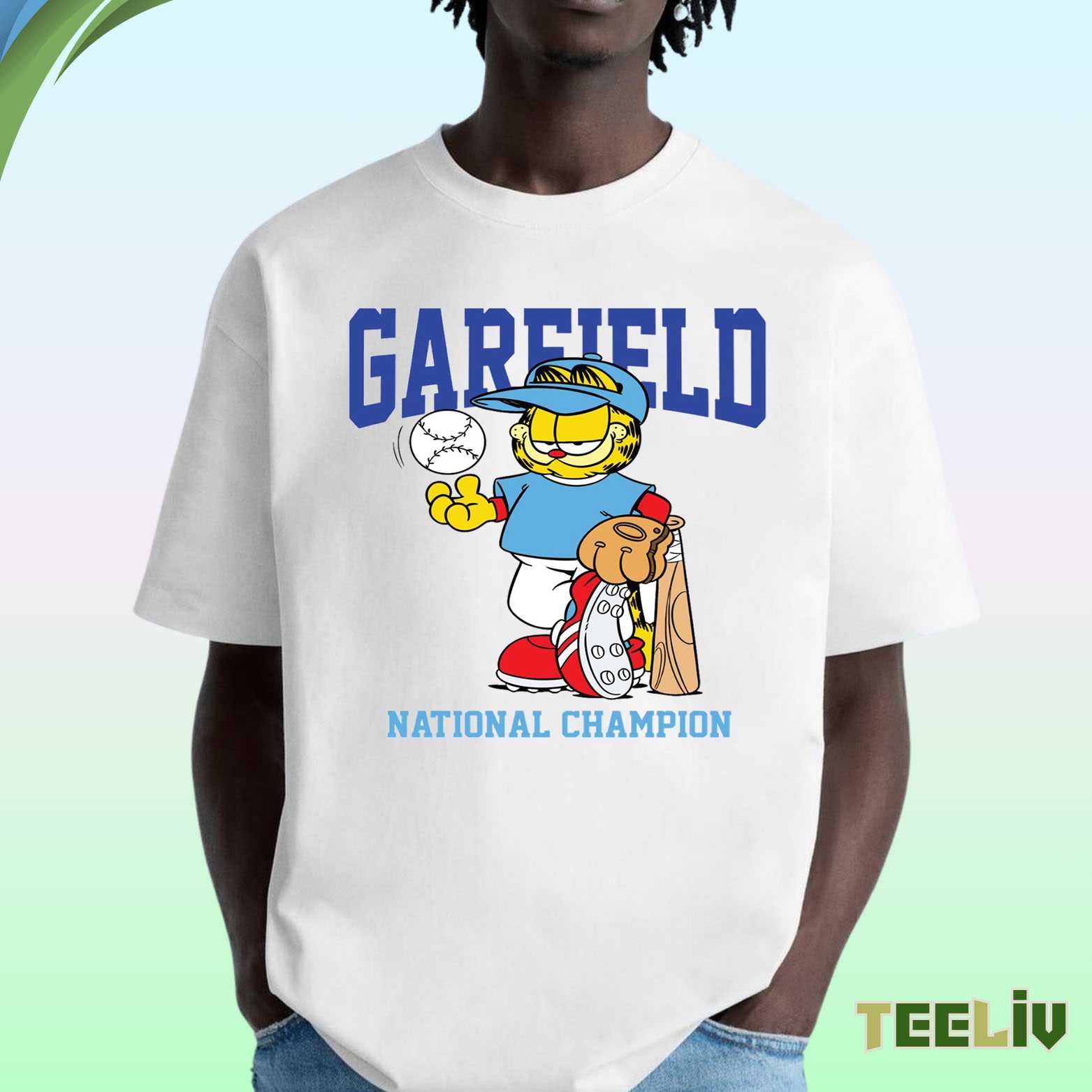 Garfield National Champion T Shirt - Baseball Fan Merch