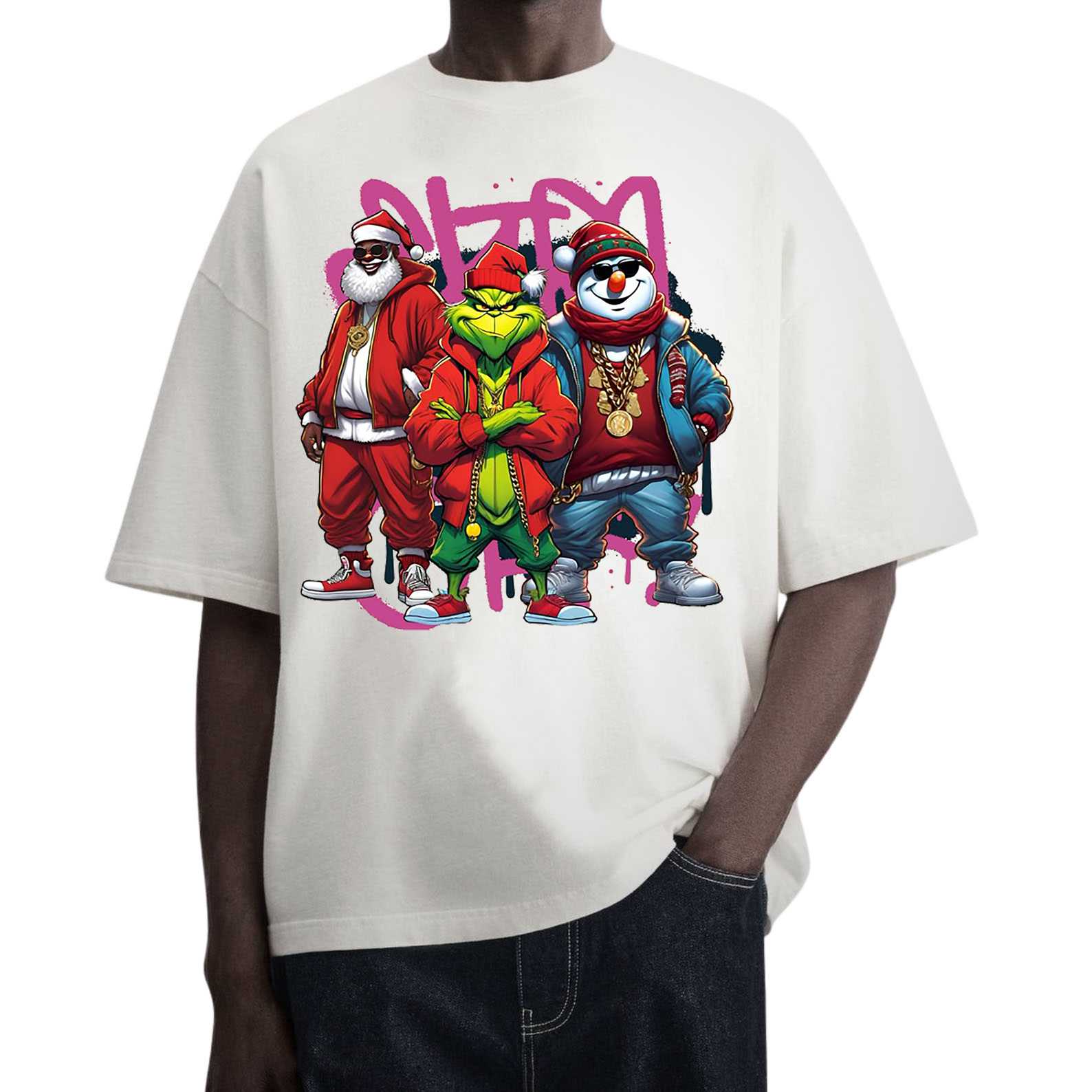 Hip Hop Holiday Crew - Santa Gangsta Christmas Tee