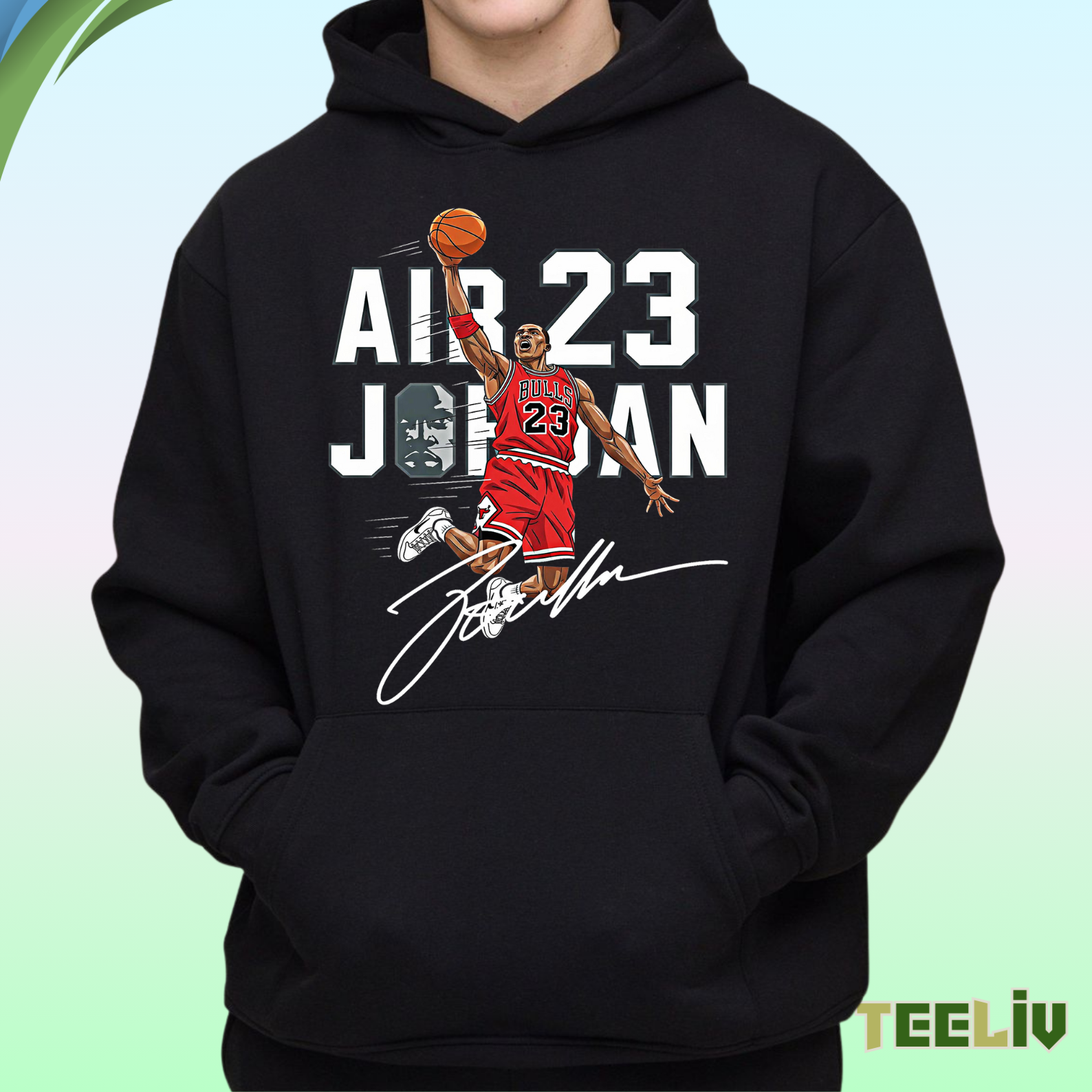 Air 23 Jordan Hoodie – The Goat Legacy Streetwear Tribute