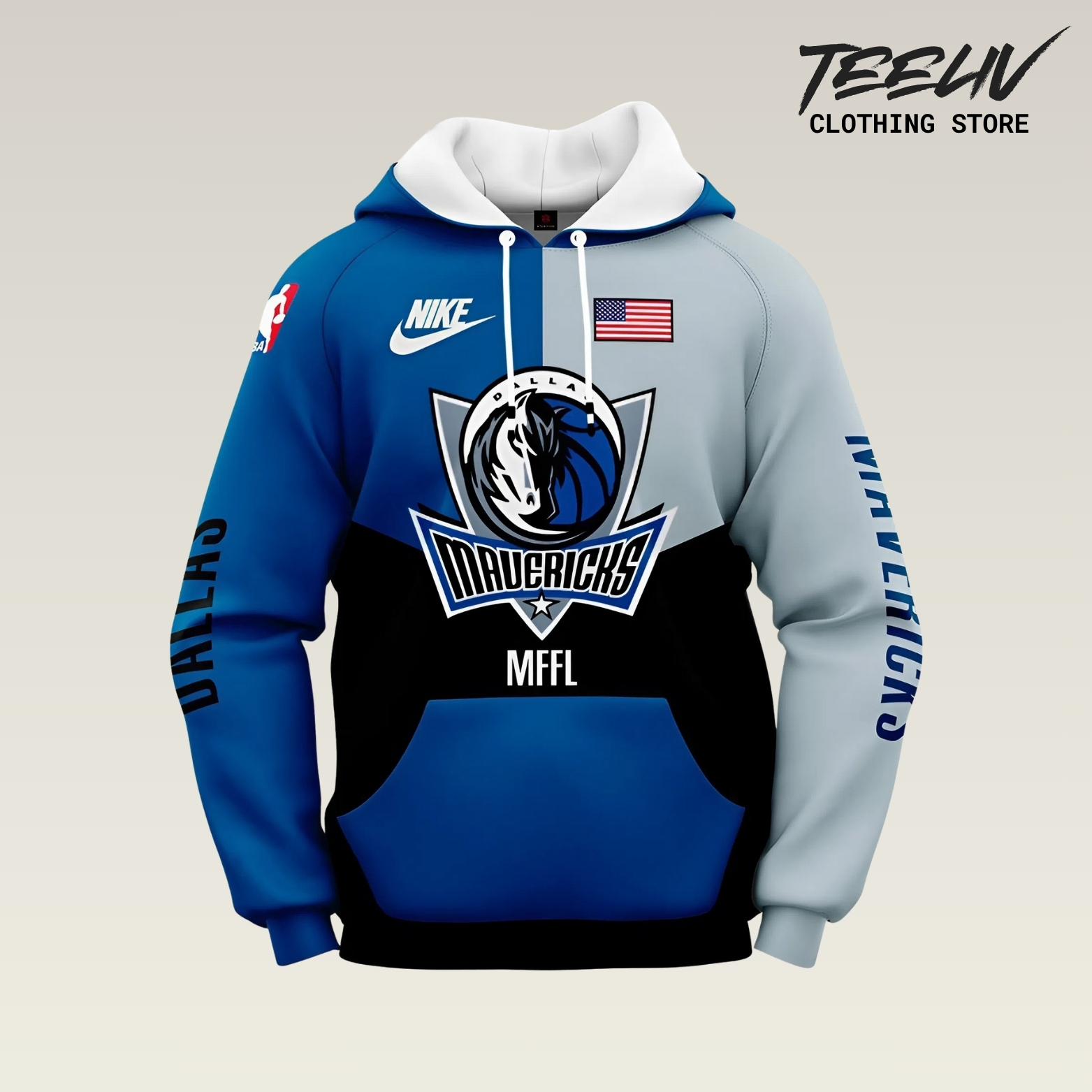 Dallas Mavericks Star Power 3d Printed Hoodie