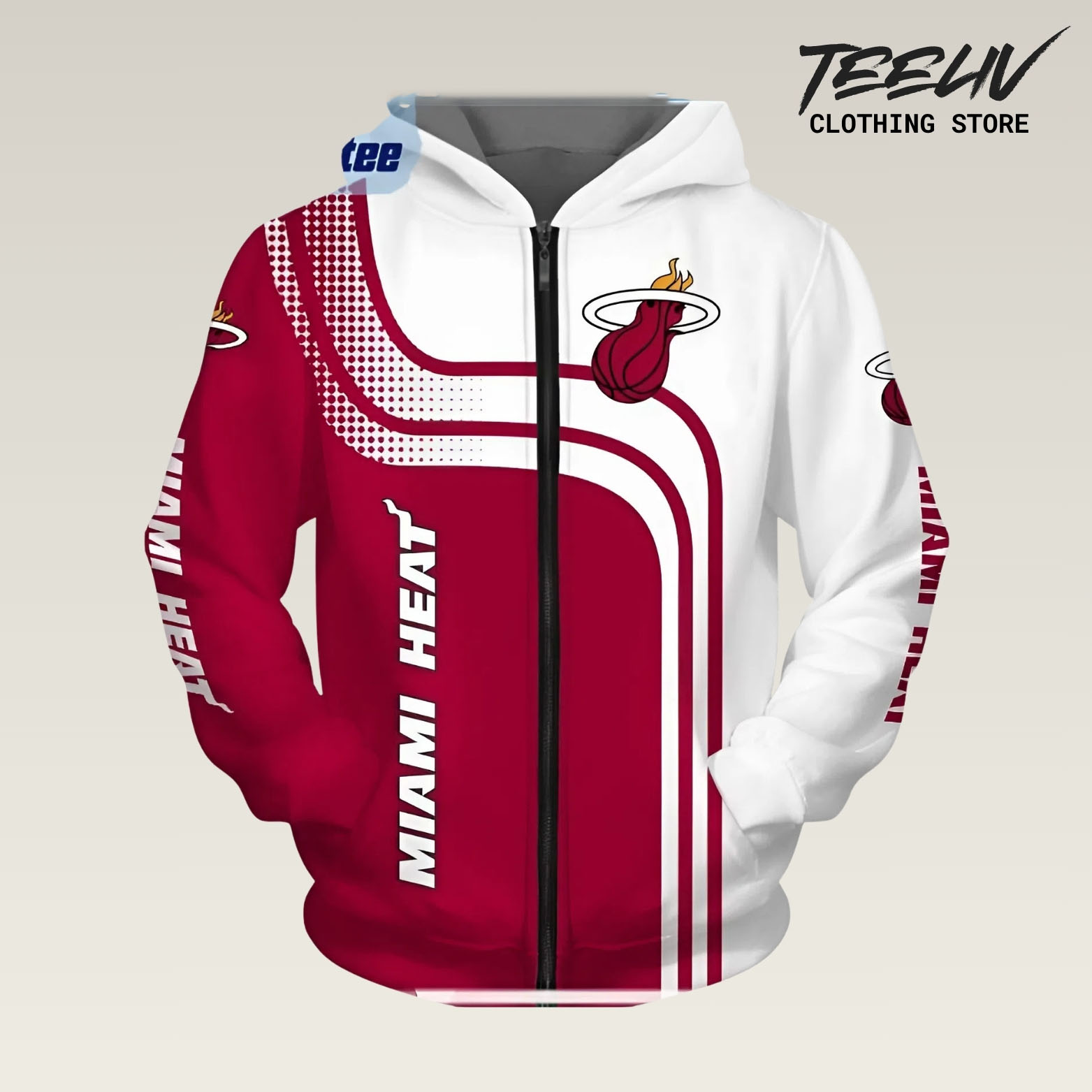 Miami Heat 3d Printed Hoodies, Zips