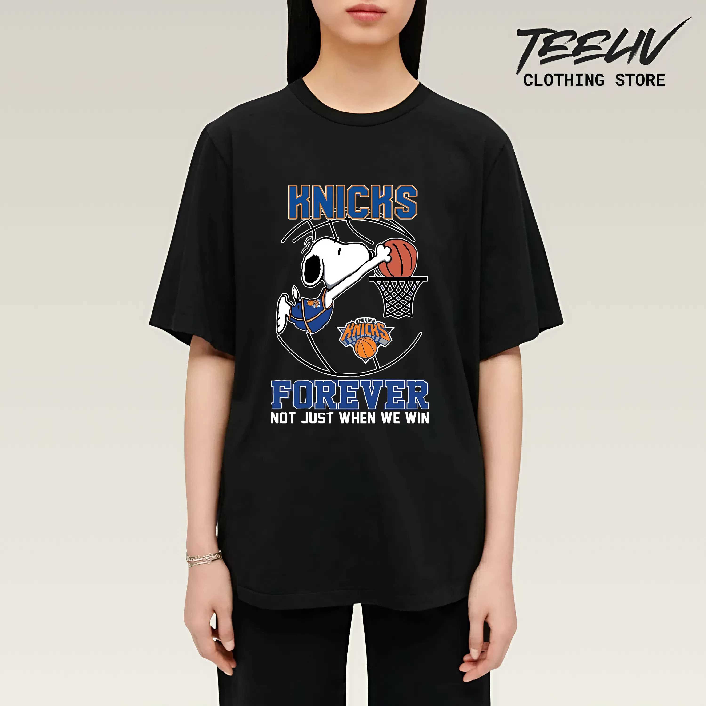 New York Knicks Snoopy Forever Fan Shirt