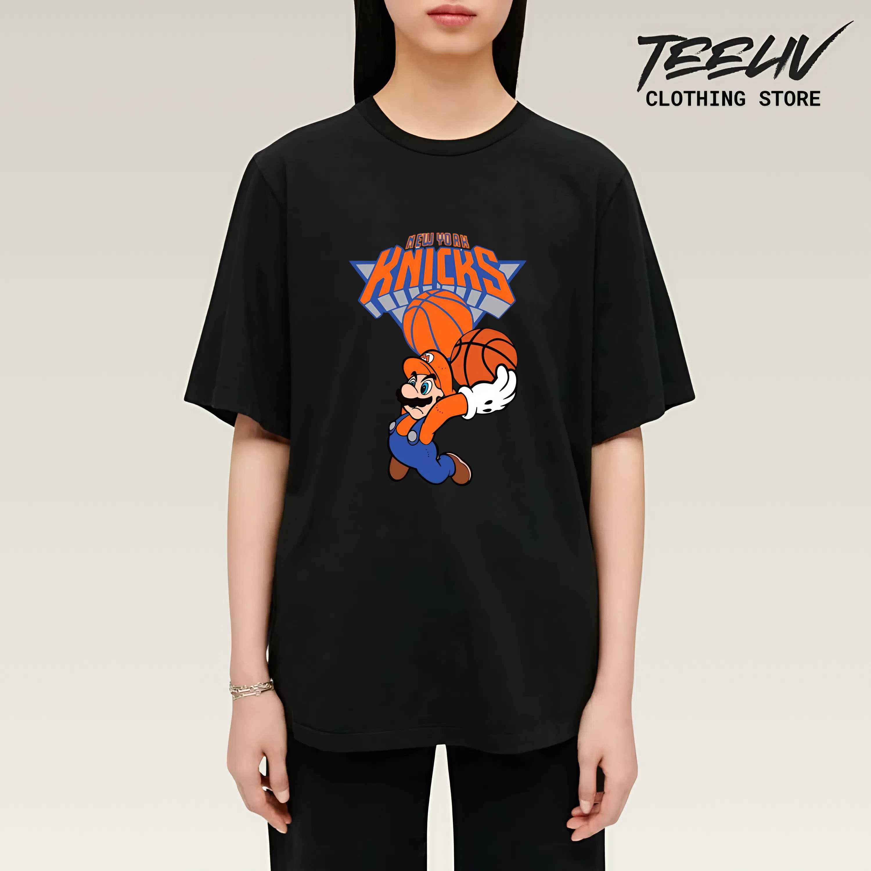 New York Knicks Mario Basketball Shirt